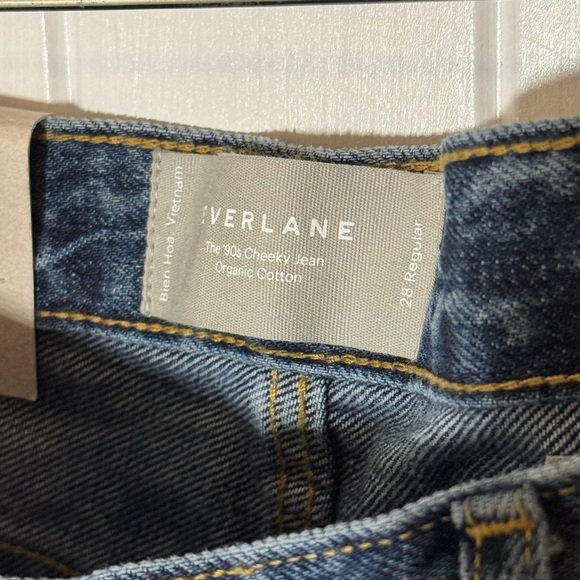 Everlane - The 90’s Cheeky Jean - Dark Painterly Strokes - Picture 6 of 11